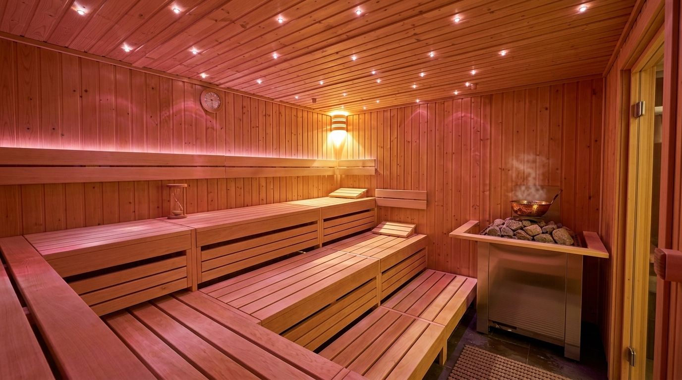 Bio Sauna mit Sternenhimmel