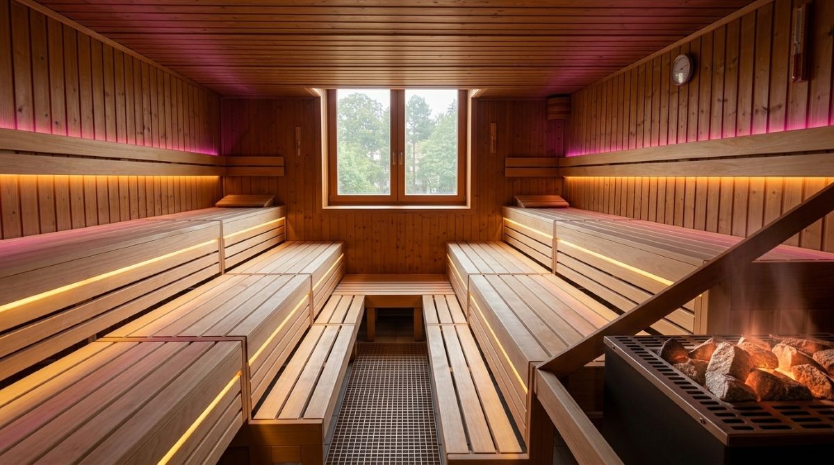 Finnische Sauna 90 Grad